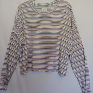 RVCA selects striped long sleeve soft comfy lightweight tshirt Meduim